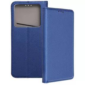   Infinix Note 40 könyvtok, fliptok, telefon tok, bankkártyatartós, mágneszáras, sötétkék, Smart Case book