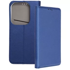   Infinix Hot 40 Pro könyvtok, fliptok, telefon tok, bankkártyatartós, mágneszáras, sötétkék, Smart Case book