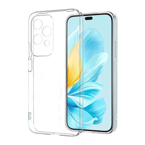 Honor 200 Lite 5G szilikon tok, hátlaptok, telefon tok, vastag, átlátszó, kamera védelemmel, 2mm