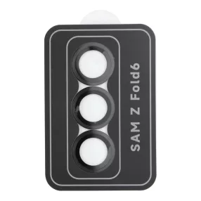   Samsung Galaxy Z Fold6 5G üvegfólia, tempered glass, edzett, 3D, kamera védő, lencsevédő, fekete