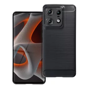   Motorola Edge 50 Pro 5G szilikon tok, hátlaptok, telefon tok, karbon mintás, fekete, Carbon case