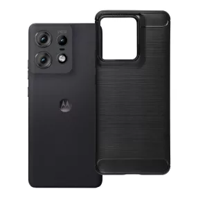  Motorola Edge 50 Pro 5G szilikon tok, hátlaptok, telefon tok, karbon mintás, fekete, Carbon case