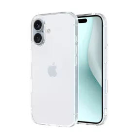   iPhone 16 Plus szilikon tok, hátlaptok, telefon tok, vékony, átlátszó, 0.5mm