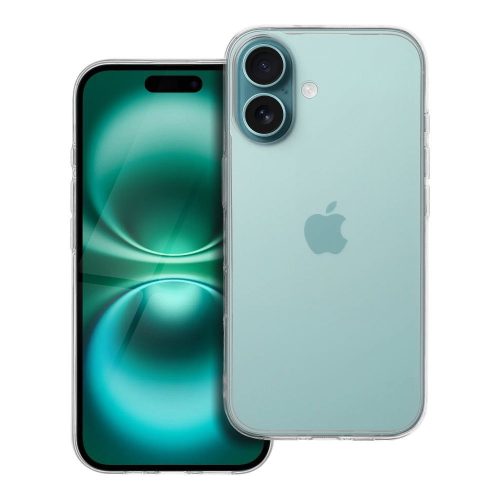 iPhone 16 Plus szilikon tok, hátlaptok, telefon tok, vastag, átlátszó, 2mm