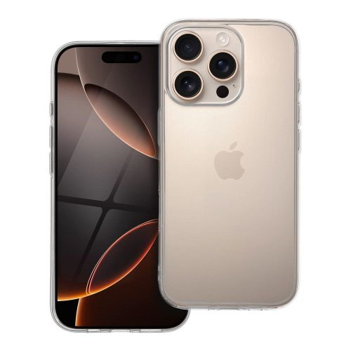 iPhone 16 Pro Max szilikon tok, hátlaptok, telefon tok, vastag, átlátszó, kamera védelemmel, 2mm