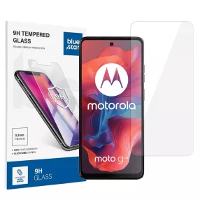   Motorola Moto G04 / G04s / G24 / G24 Power / E14 üvegfólia, tempered glass, előlapi, edzett, Bluestar