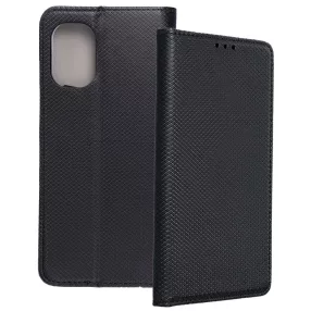   Motorola Moto G85 5G könyvtok, fliptok, telefon tok, bankkártyatartós, mágneszáras, fekete, Smart Case book