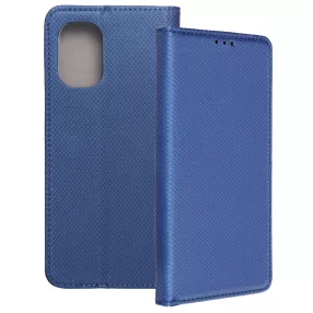   Motorola Moto G85 5G könyvtok, fliptok, telefon tok, bankkártyatartós, mágneszáras, sötétkék, Smart Case book