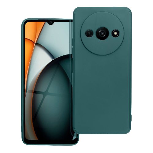 Xiaomi Redmi A3 4G szilikon tok, hátlaptok, telefon tok, matt, zöld, Matt case