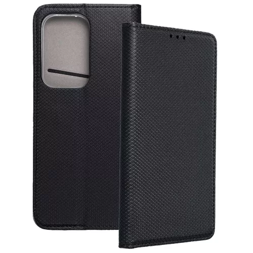 Honor 200 Lite 5G könyvtok, fliptok, telefon tok, bankkártyatartós, mágneszáras, fekete, Smart Case book