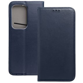   Honor 200 Lite 5G könyvtok, fliptok, telefon tok, bankkártyatartós, mágneszáras, sötétkék, Smart Magneto