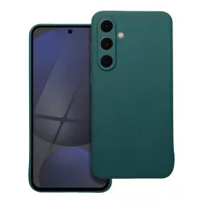   Samsung Galaxy S24 FE 5G szilikon tok, telefon tok, hátlaptok, matt, zöld, Matt case