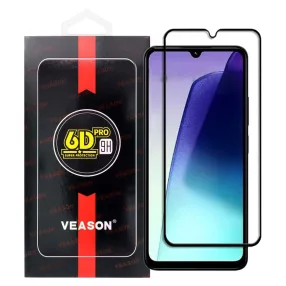   Xiaomi Redmi 14C / Redmi A4 / Poco C75 üvegfólia, tempered glass, előlapi, edzett, hajlított, fekete kerettel, Veason 6D Pro