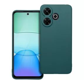   Xiaomi Redmi 13 4G / Poco M6 4G szilikon tok, telefon tok, hátlaptok, matt, zöld, Matt case