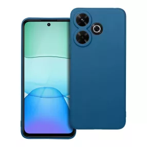   Xiaomi Redmi 13 4G / Poco M6 4G szilikon tok, telefon tok, hátlaptok, matt, kék, Matt case