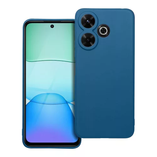 Xiaomi Redmi 13 4G / Poco M6 4G szilikon tok, telefon tok, hátlaptok, matt, kék, Matt case