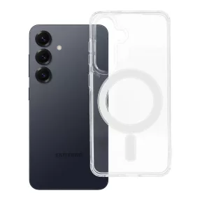   Samsung Galaxy S25 5G hátlaptok, telefon tok, MagSafe kompatibilis, átlátszó, Mag Cover