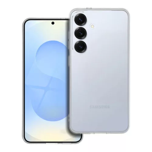 Samsung Galaxy S25 5G szilikon tok, hátlaptok, telefon tok, vastag, átlátszó, kamera védelemmel, 2mm, BOX