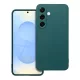 Samsung Galaxy S25 5G szilikon tok, telefon tok, hátlaptok, matt, zöld, Matt case