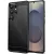 Samsung Galaxy S25 Ultra 5G szilikon tok, hátlaptok, telefon tok, karbon mintás, fekete, Carbon case
