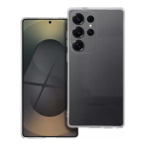 Samsung Galaxy S25 Ultra 5G szilikon tok, hátlaptok, telefon tok, vastag, átlátszó, kamera védelemmel, 2mm, BOX