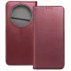 Xiaomi Redmi 14C / Redmi A4 / Poco C75 könyvtok, fliptok, telefon tok, bankkártyatartós, mágneszáras, bordó, Smart Magneto