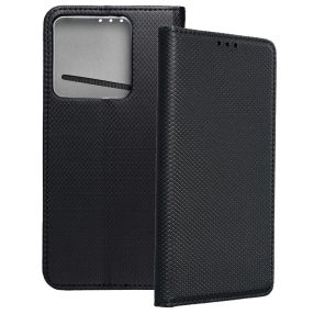   Xiaomi 14T Pro 5G könyvtok, fliptok, telefon tok, bankkártyatartós, mágneszáras, fekete, Smart Case book