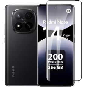  Xiaomi Redmi Note 14 Pro Plus 5G hajlított üvegfólia – 9H edzett, teljes képernyős, fekete keretes, OG Prémium