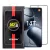 Xiaomi 14T 5G / 14T Pro 5G üvegfólia, tempered glass, előlapi, edzett, hajlított, fekete kerettel, Veason 6D Pro
