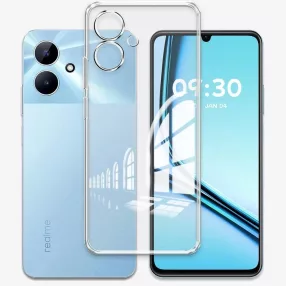   Realme Note 60 szilikon tok, hátlaptok, telefon tok, vastag, átlátszó, 2mm