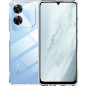   Realme Note 60 / C63 4G szilikon tok, hátlaptok, telefon tok, vékony, átlátszó, 0.5mm