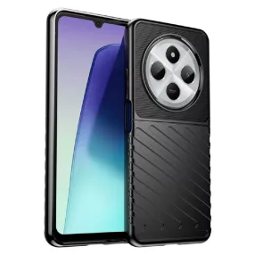   Xiaomi Redmi 14C / Redmi A4 / Poco C75 szilikon tok, hátlap tok, ütésálló, fekete, Thunder