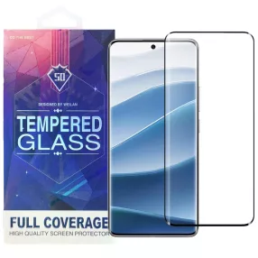   Xiaomi Redmi Note 14 Pro Plus 5G üvegfólia, tempered glass, előlapi, 5D, edzett, hajlított, fekete kerettel