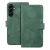 Samsung Galaxy A36 5G könyvtok, fliptok, telefon tok, bankkártyatartós, mágneszáras, zöld, Tender Book