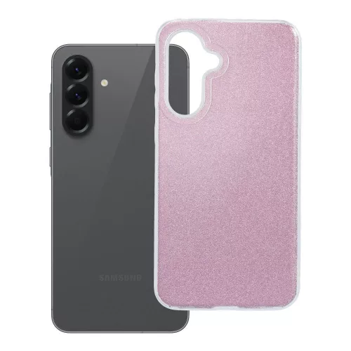 Samsung Galaxy A36 5G szilikon tok, hátlaptok, telefon tok, csillámos, pink, Shining Case