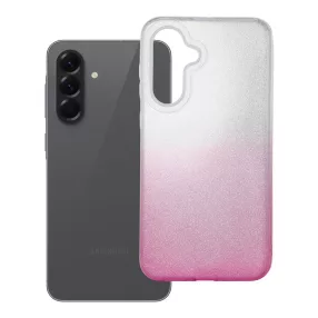   Samsung Galaxy A36 5G szilikon tok, hátlaptok, telefon tok, csillámos, pink-ezüst, Shining Case