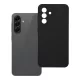 Samsung Galaxy A36 5G szilikon tok, hátlaptok, telefon tok, velúr belsővel, matt, fekete, Silicone