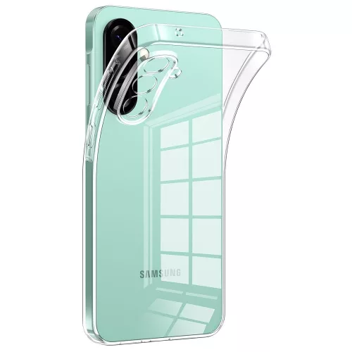 Samsung Galaxy A26 5G szilikon tok, hátlaptok, telefon tok, vastag, kamera védelemmel, átlátszó, 2mm, BOX