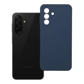   Samsung Galaxy A26 5G szilikon tok, hátlaptok, telefon tok, velúr belsővel, matt, kék, Silicone