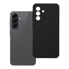   Samsung Galaxy A56 5G szilikon tok, hátlaptok, telefon tok, velúr belsővel, matt, fekete, Silicone