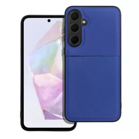   Samsung Galaxy A56 5G hátlap tok, telefon tok, stílusos, prémium, kék, Noble Case