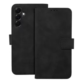   Samsung Galaxy A56 5G könyvtok, fliptok, telefon tok, bankkártyatartós, mágneszáras, fekete, Tender Book