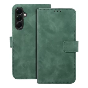   Samsung Galaxy A56 5G könyvtok, fliptok, telefon tok, bankkártyatartós, mágneszáras, zöld, Tender Book