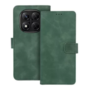   Xiaomi Redmi Note 14 Pro 5G / Redmi Note 14 Pro Plus 5G könyvtok, fliptok, telefon tok, bankkártyatartós, mágneszáras, zöld, Tender Book