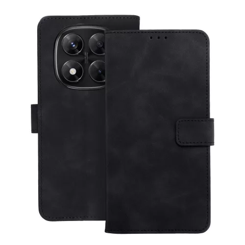 Xiaomi Redmi Note 14 Pro 5G / Redmi Note 14 Pro Plus 5G könyvtok, fliptok, telefon tok, bankkártyatartós, mágneszáras, fekete, Tender Book