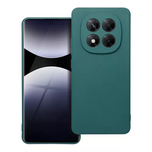 Xiaomi Redmi Note 14 Pro Plus 5G szilikon tok, telefon tok, hátlaptok, matt, zöld, Matt case