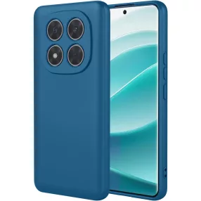   Xiaomi Redmi Note 14 Pro Plus 5G szilikon tok, telefon tok, hátlaptok, matt, kék, Matt case