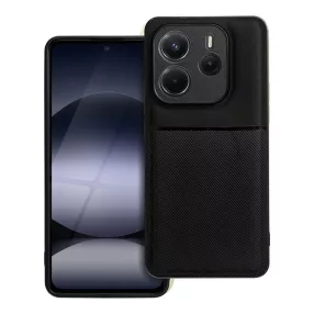   Xiaomi Redmi Note 14 5G hátlap tok, telefon tok, stílusos, prémium, fekete, Noble Case