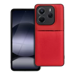   Xiaomi Redmi Note 14 5G hátlap tok, telefon tok, stílusos, prémium, piros, Noble Case