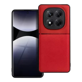   Xiaomi Redmi Note 14 Pro 5G hátlap tok, telefon tok, stílusos, prémium, piros, Noble Case